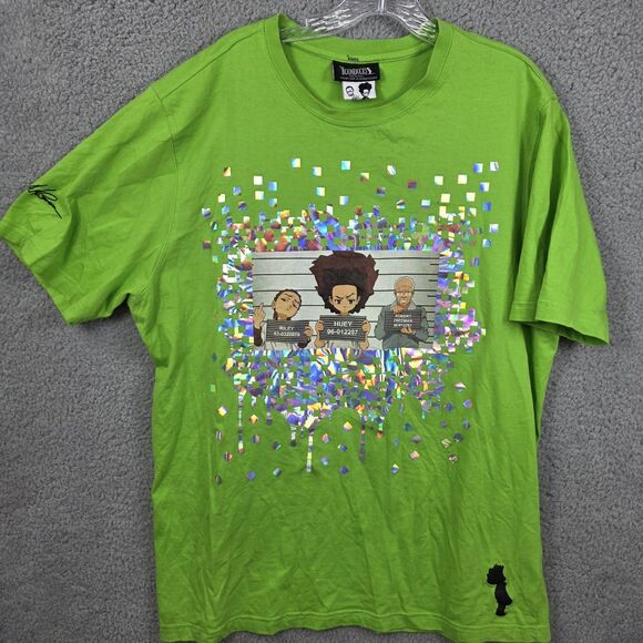 Boondocks Other - The Boondocks Shirt Men's Green Graphic Cartoon Network Size 2XL